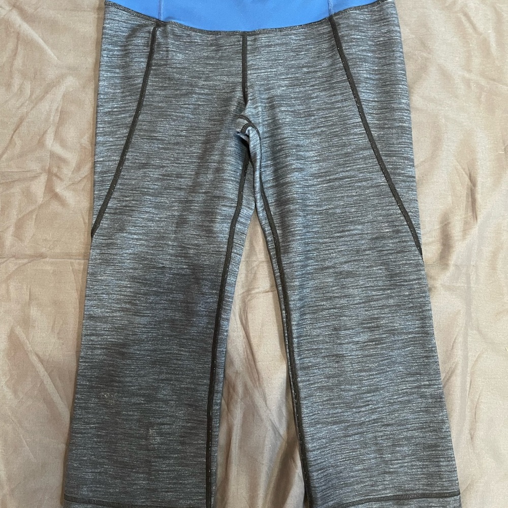 Lululemon Athletica Gray and Blue Leggings